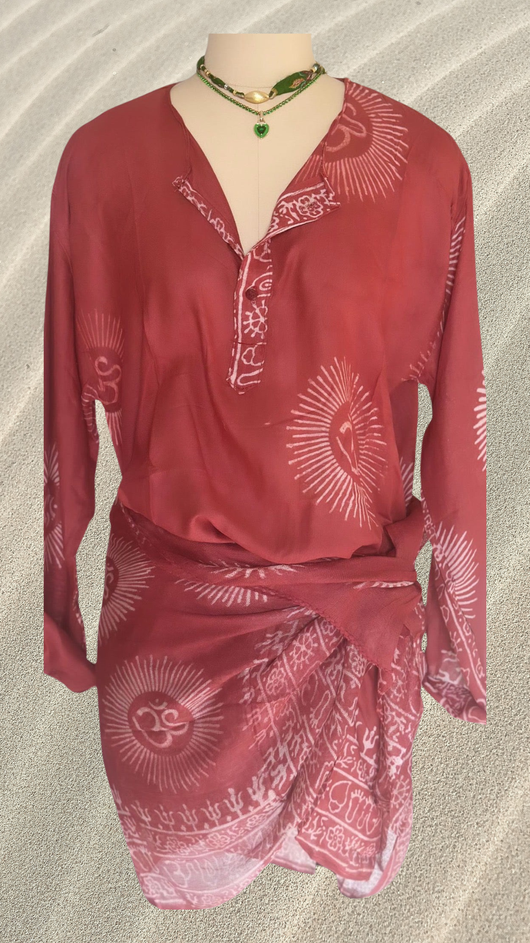 Tunic TERRACOTTA (ImpriméBlanc)