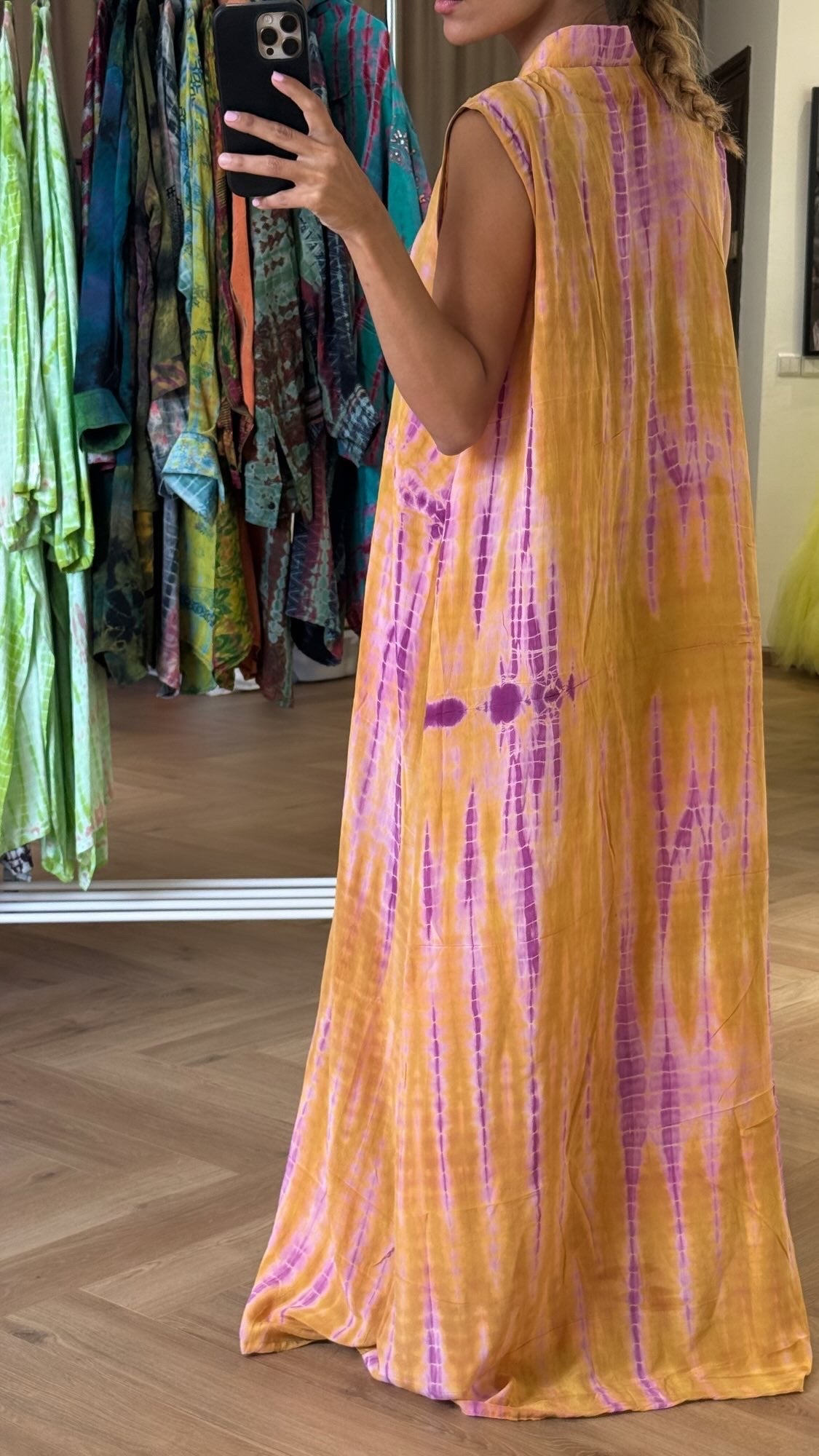 Robe longue en soie JAIPUR