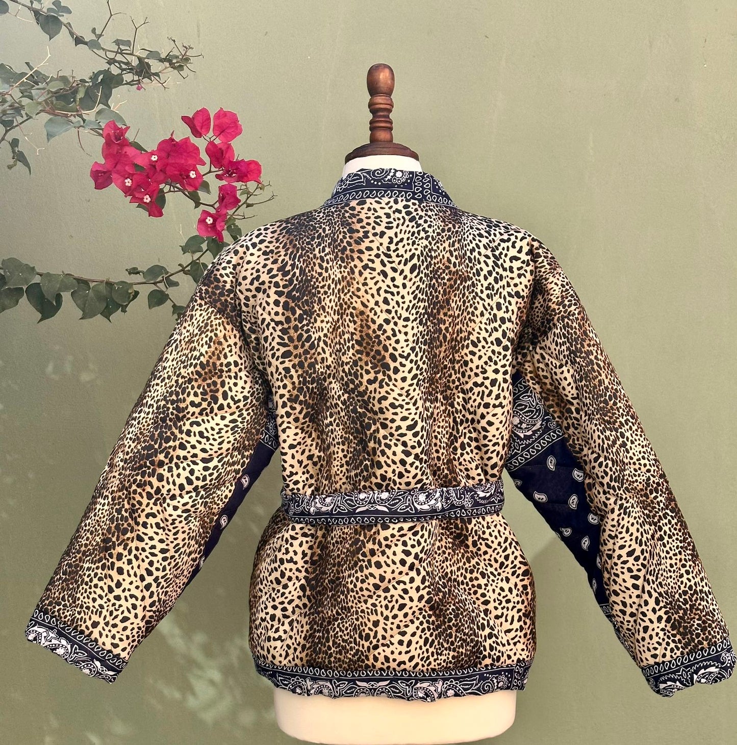 Veste Matelassée Léopard