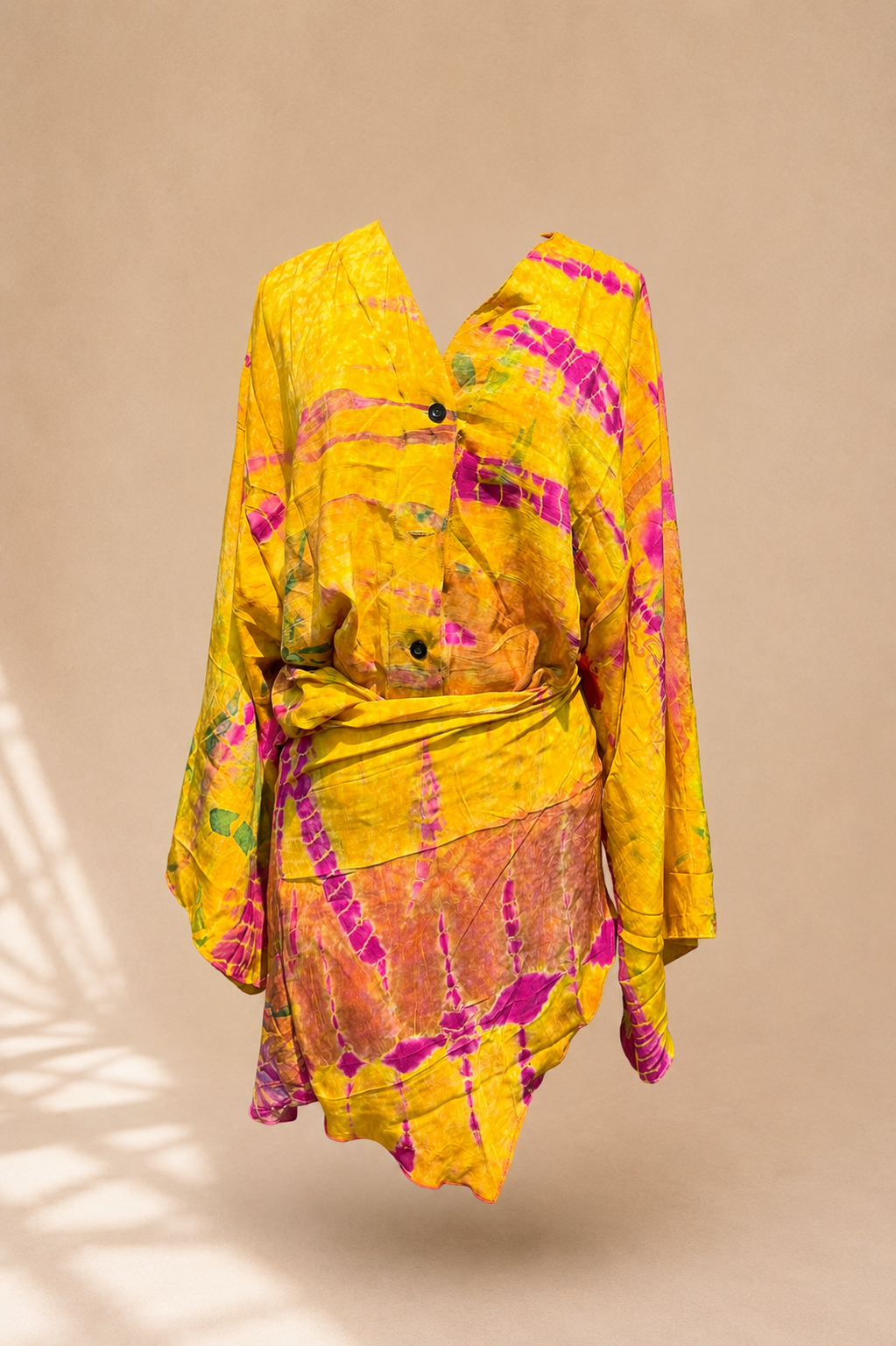 Robe Asymétrique Soie Rio
