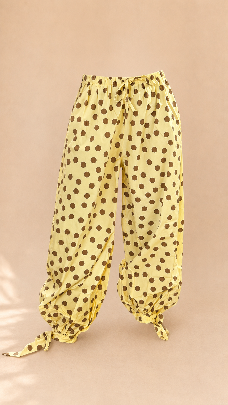 Pantalon Ballon Polka Jaune