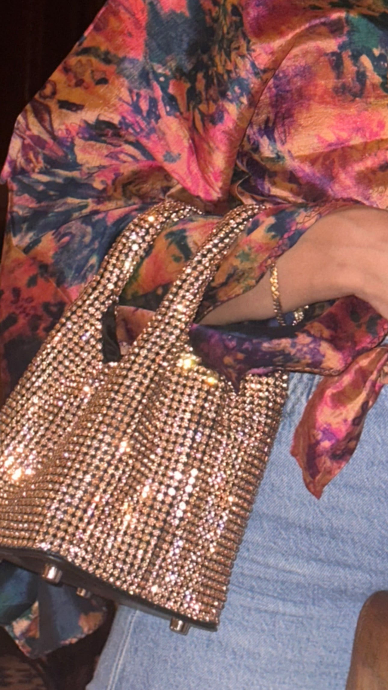 Blingy Bag CHAMPAGNE