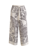 Pantalon Tiger Imprimé BleuMarine