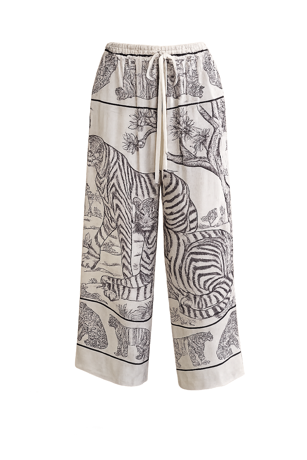 Pantalon Tiger Imprimé BleuMarine