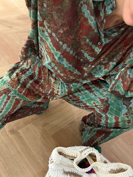 Ensemble en soie ISPAHAN