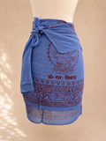 Pareo Om Indigo Lurex Or