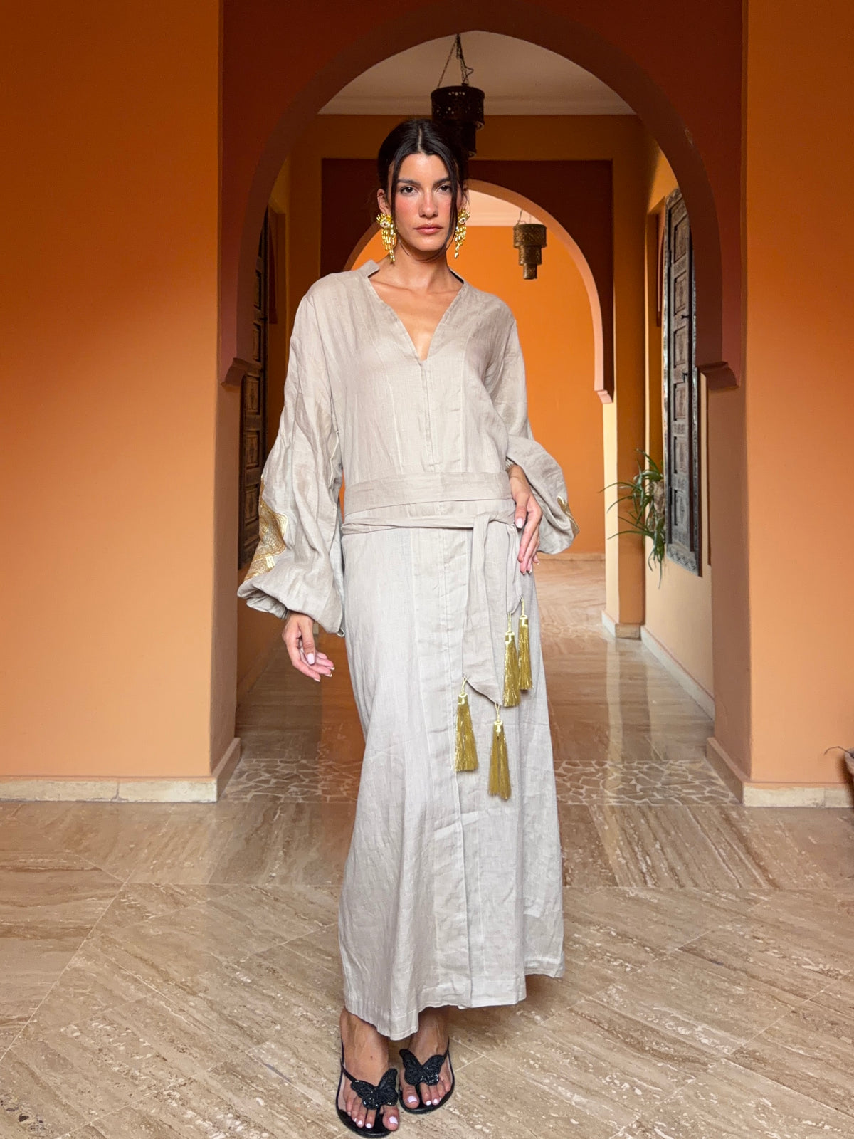 Robe en lin Zahra