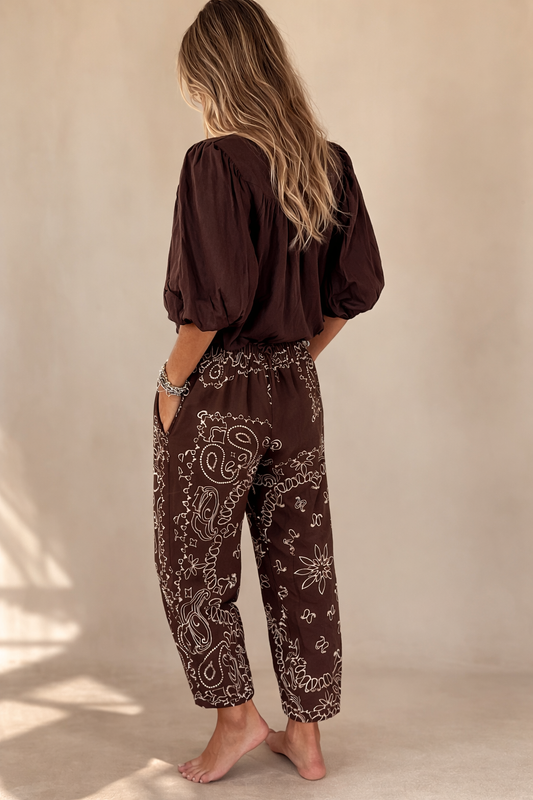 Pantalon Bandana Choco