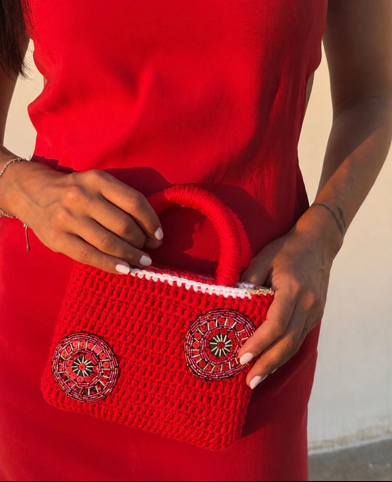 Sac à main Zina rouge