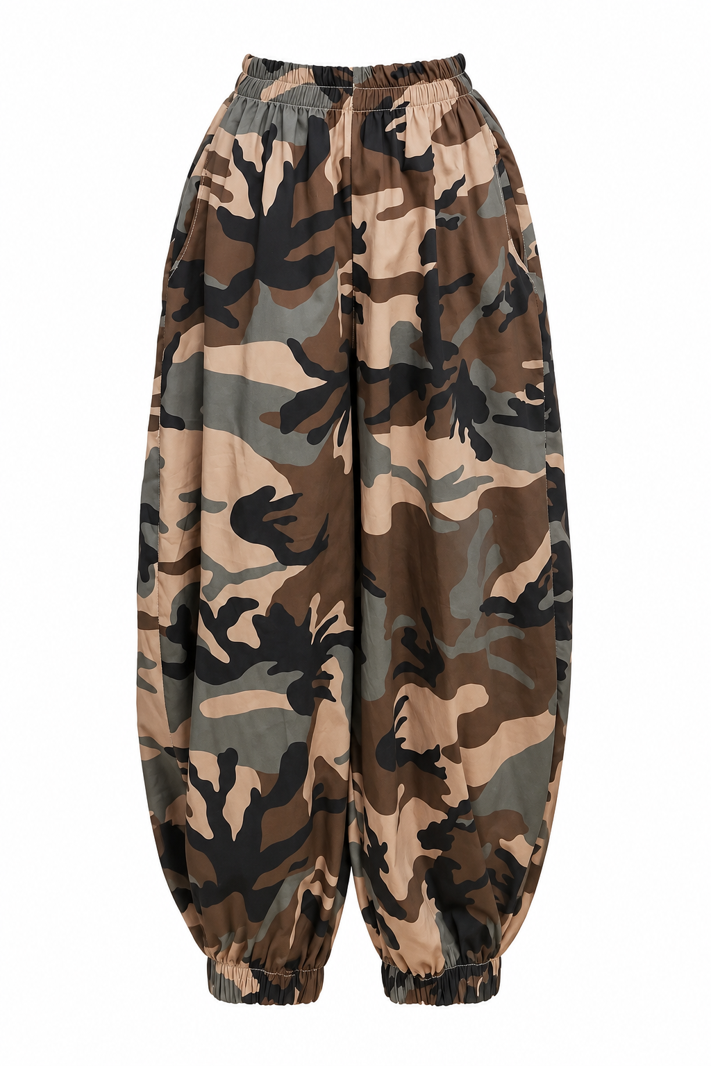 Pantalon Camouflage Vert