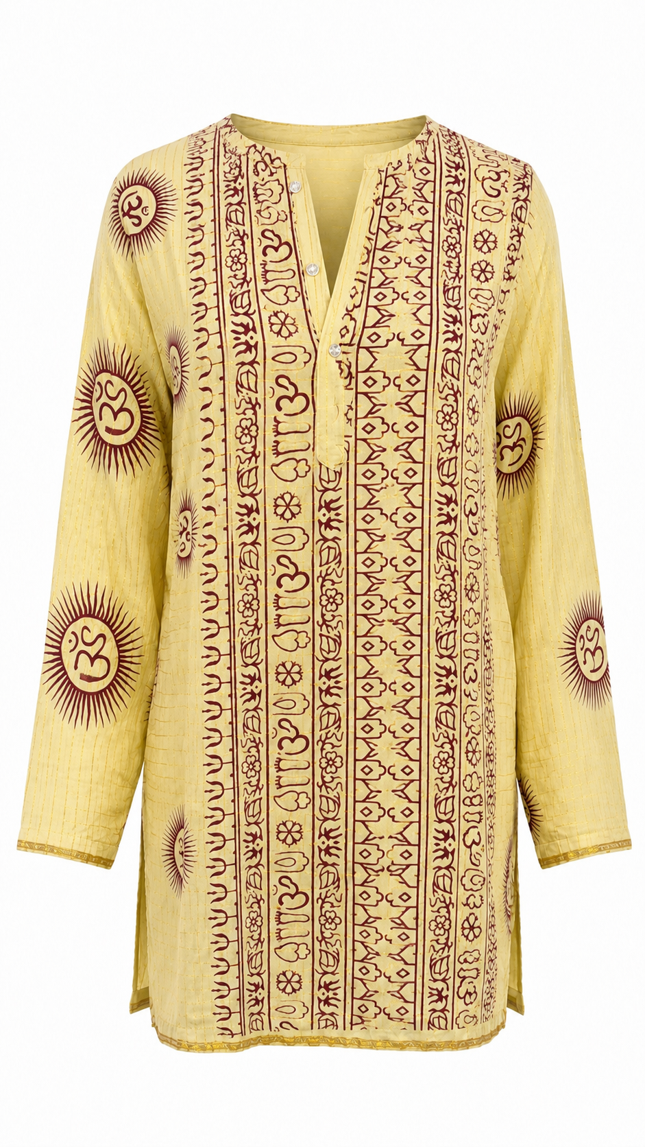 Tunique Om Sol Lurex Or