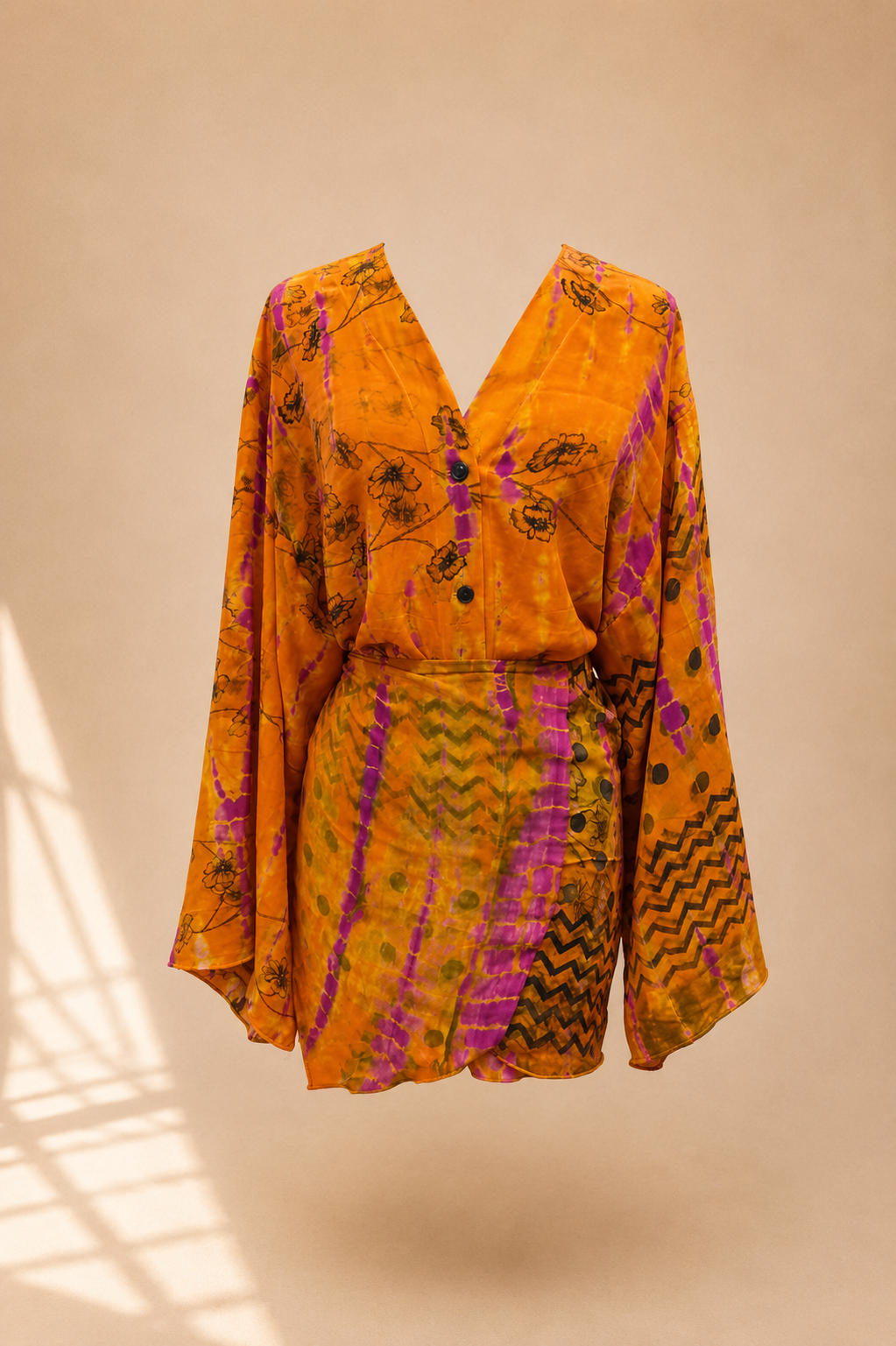 Robe Asymétrique Soie Cartagena
