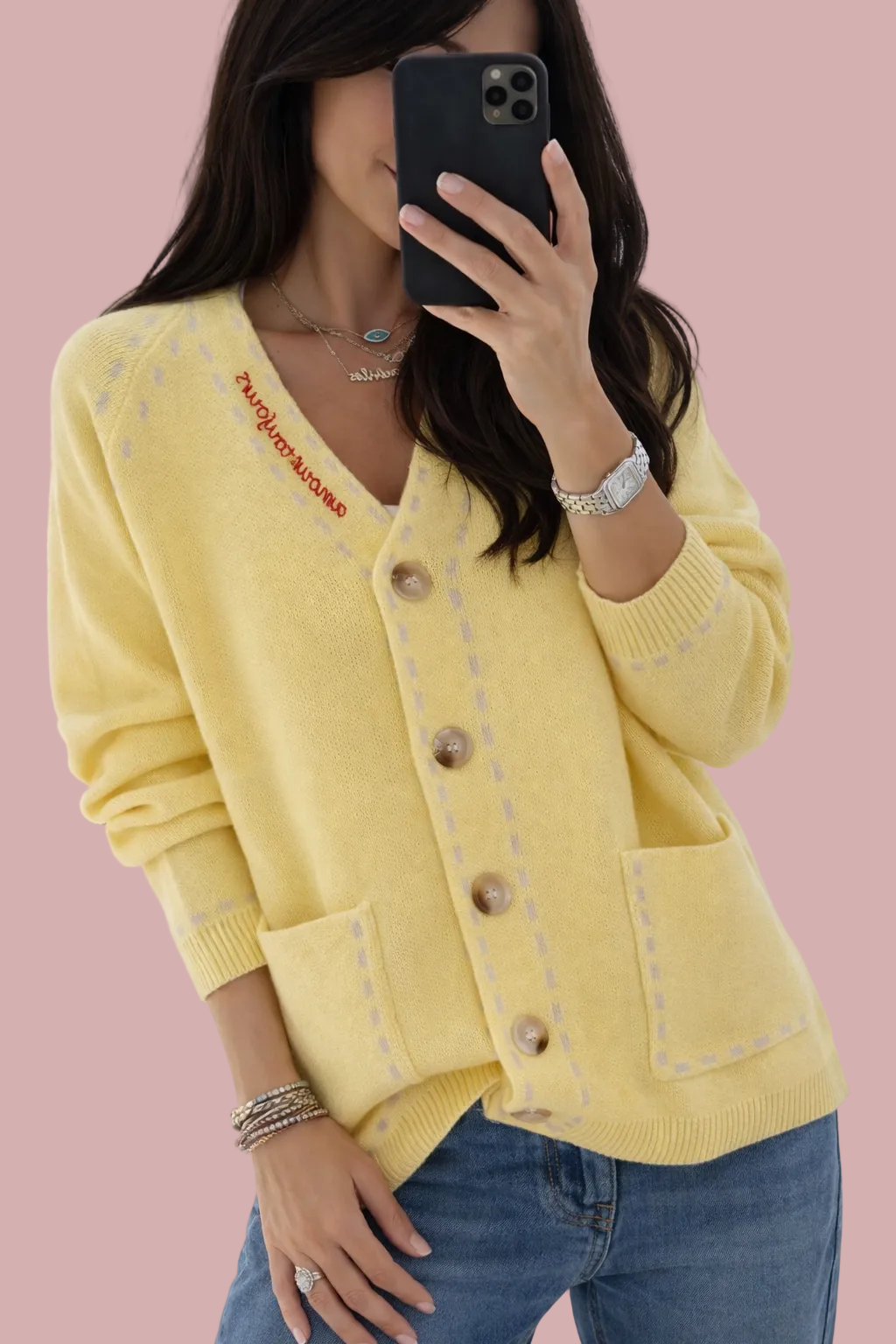 Cardigan Amour Citron
