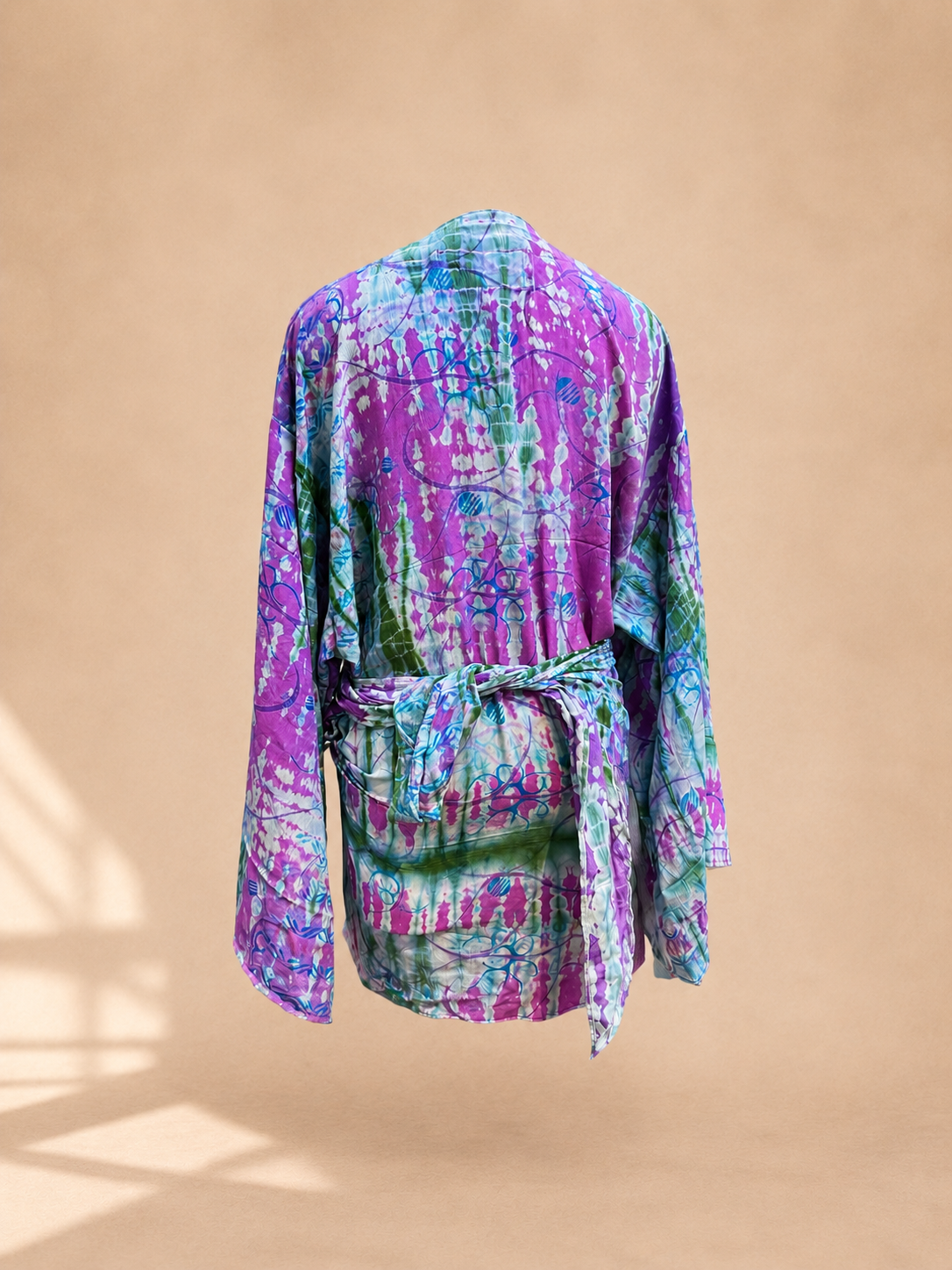 Robe asymétrique soie Miami