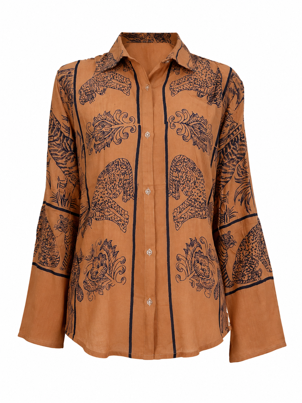 Chemise Tiger Tabac