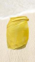 Paréo Lemon Print Blanc