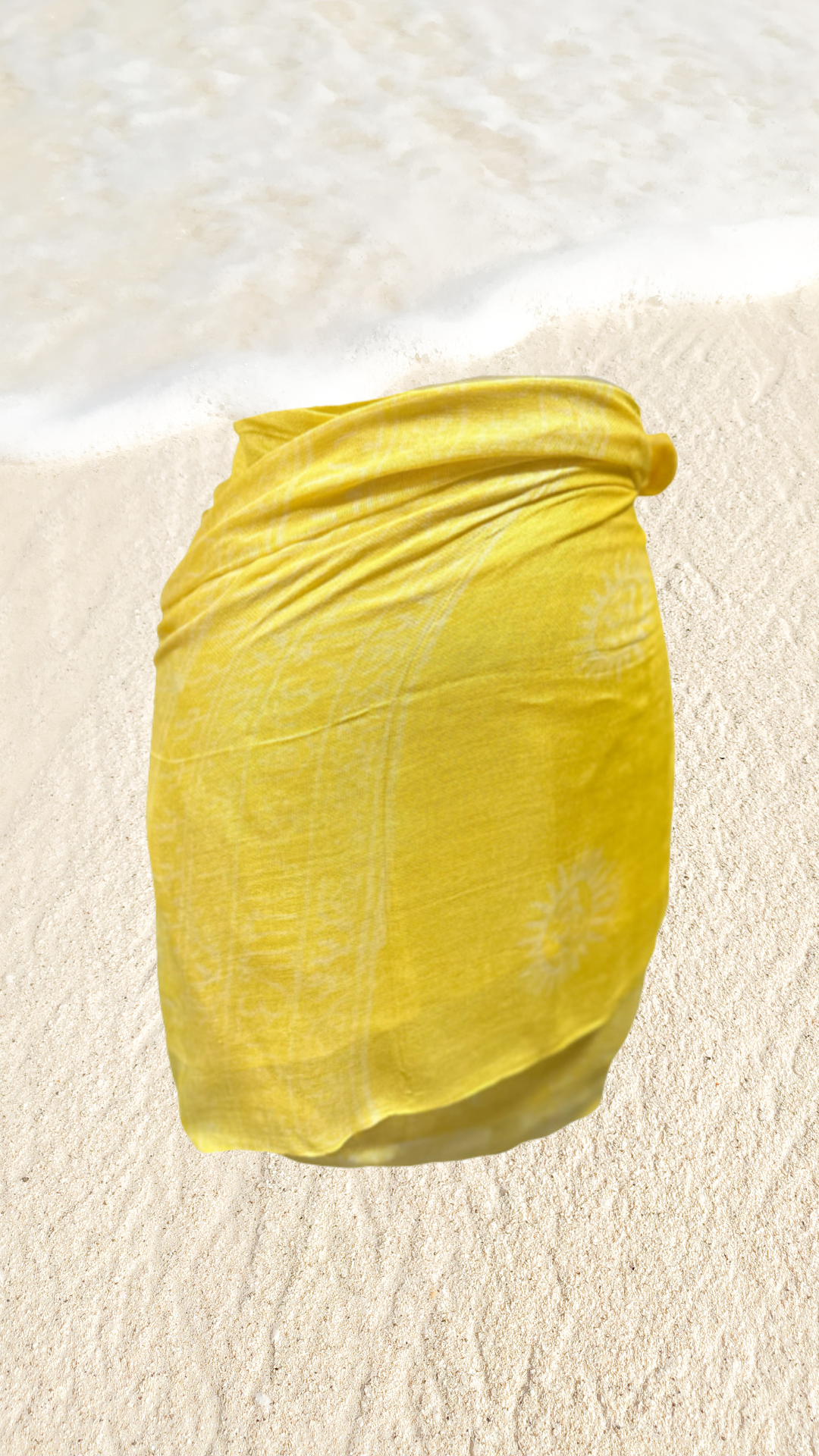 Paréo Lemon Print Blanc