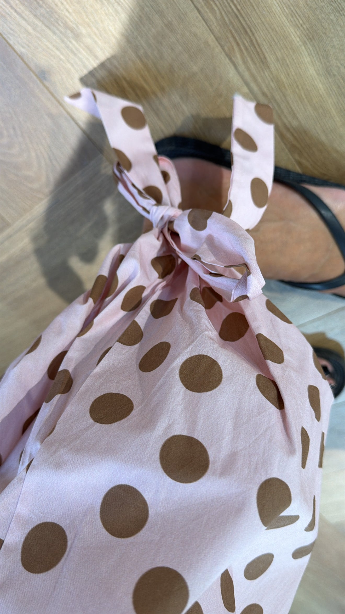 Pantalon Ballon Polka Rose