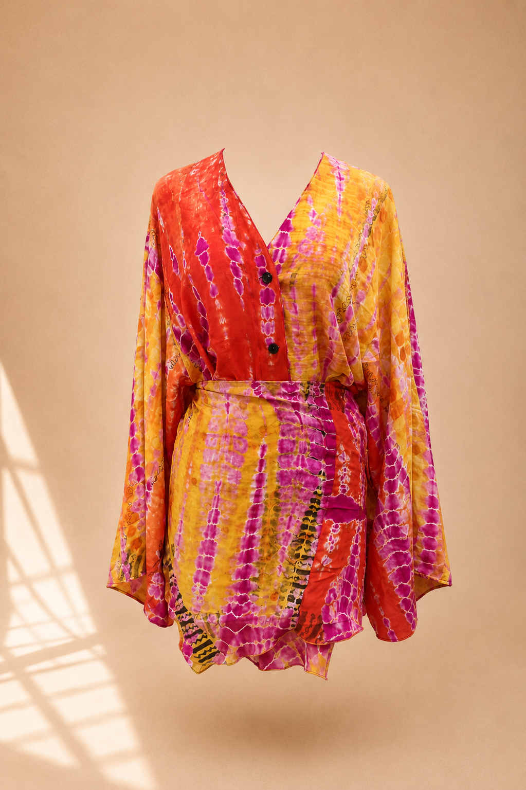 Robe Asymétrique Soie Zanzibar