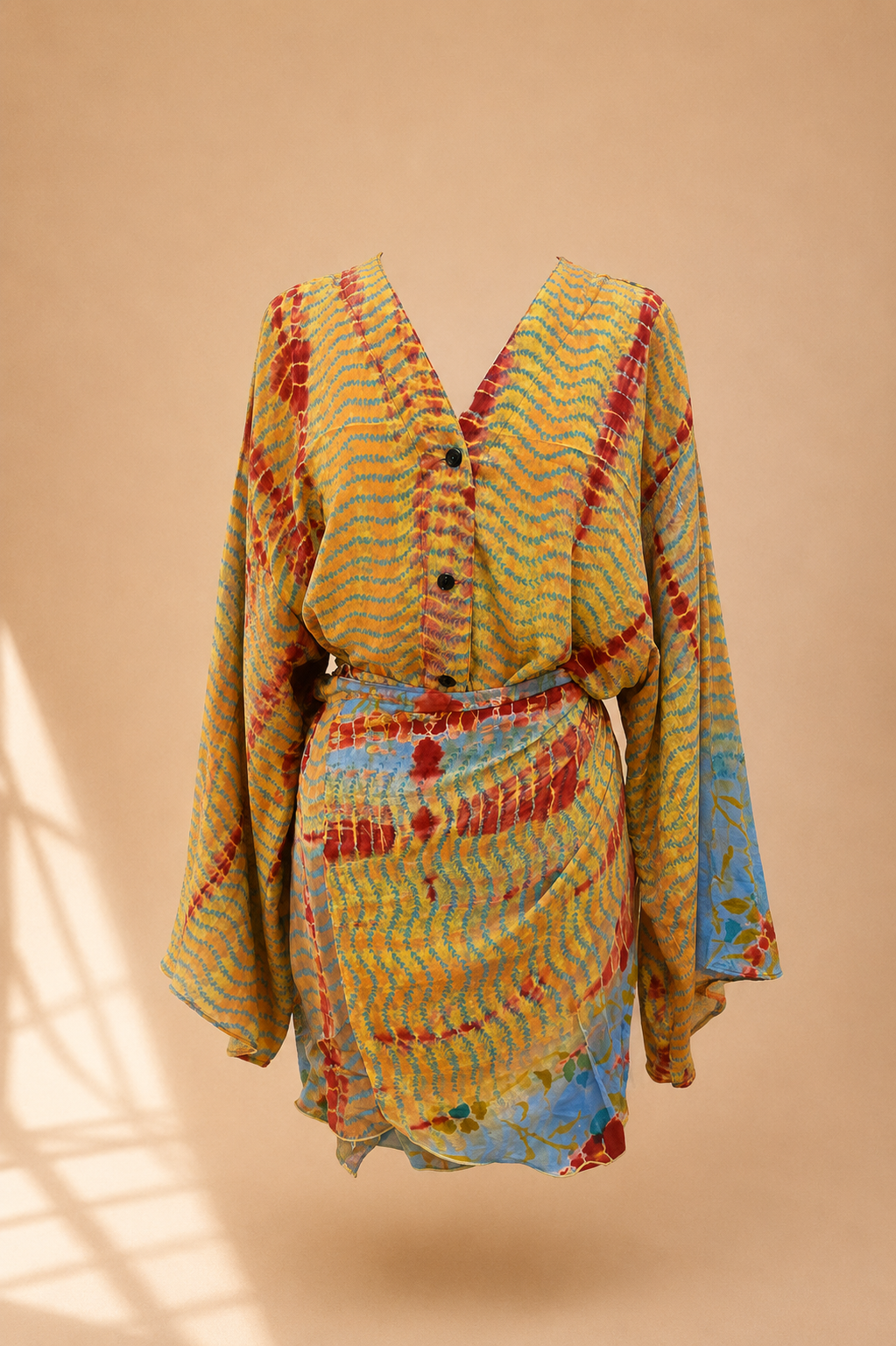 Robe Asymétrique Soie Formentera