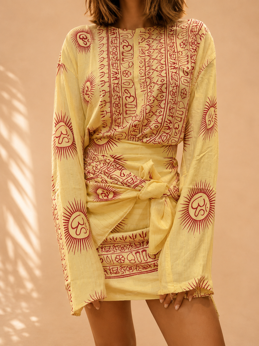 Tunique Sol Lurex Or