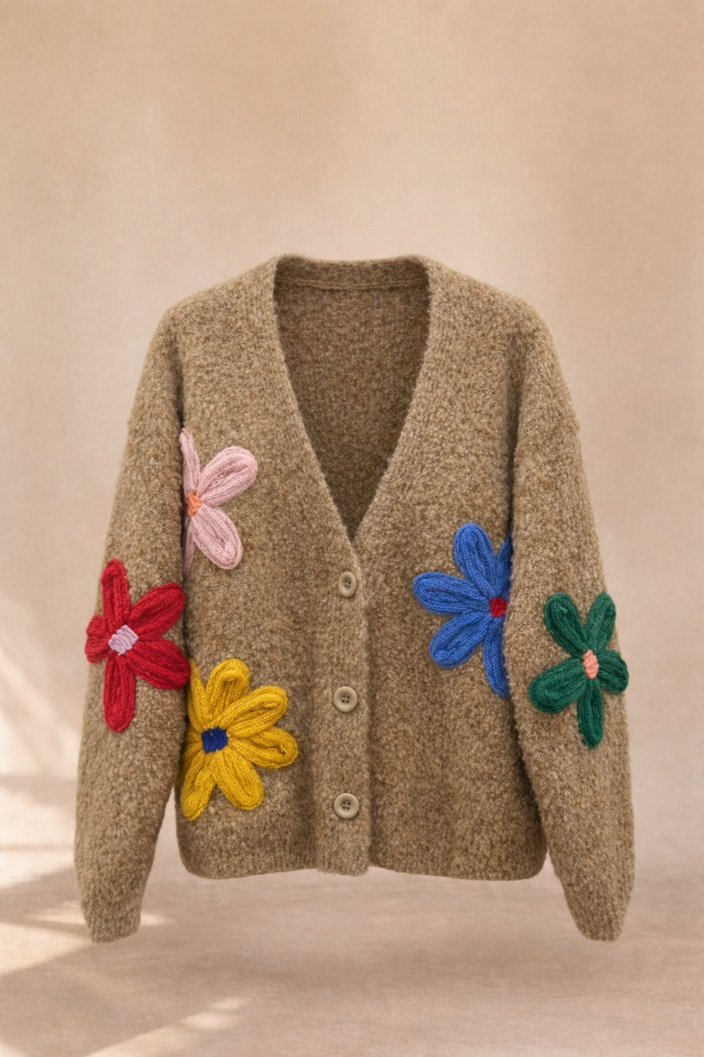 Cardigan Daisy Beige