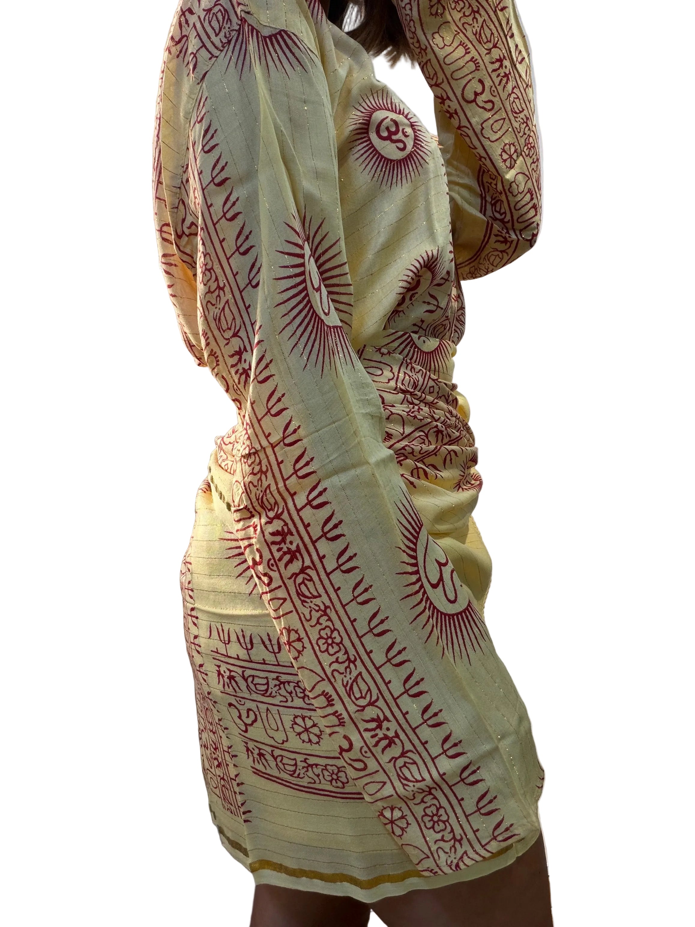 Tunique Om Sol Lurex Or