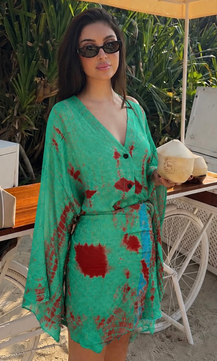 Robe Asymétrique Soie Bodrum