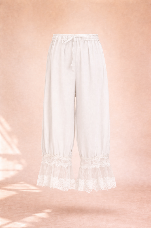 Pantalon Bloomer Blanc