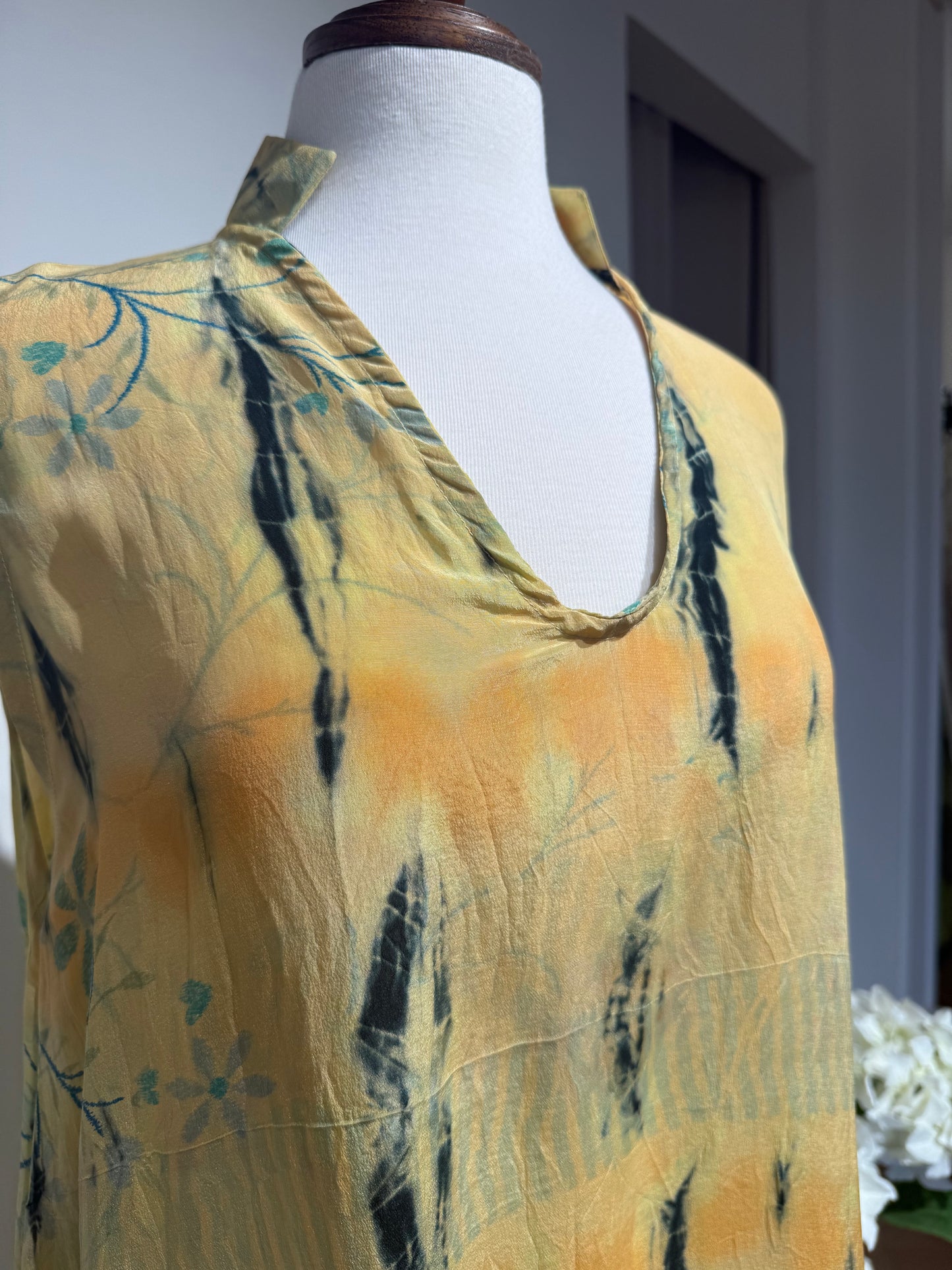 Robe en soie CANARY