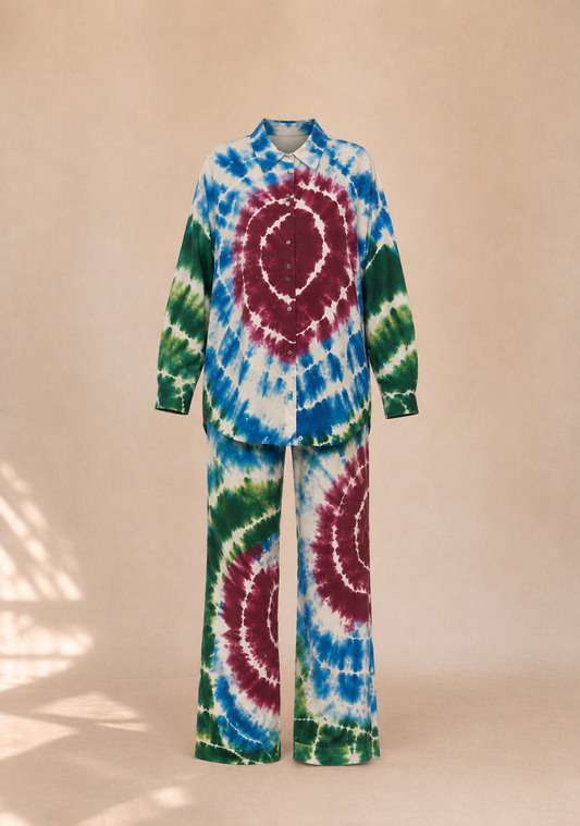 Ensemble Tie&Dye Aqua