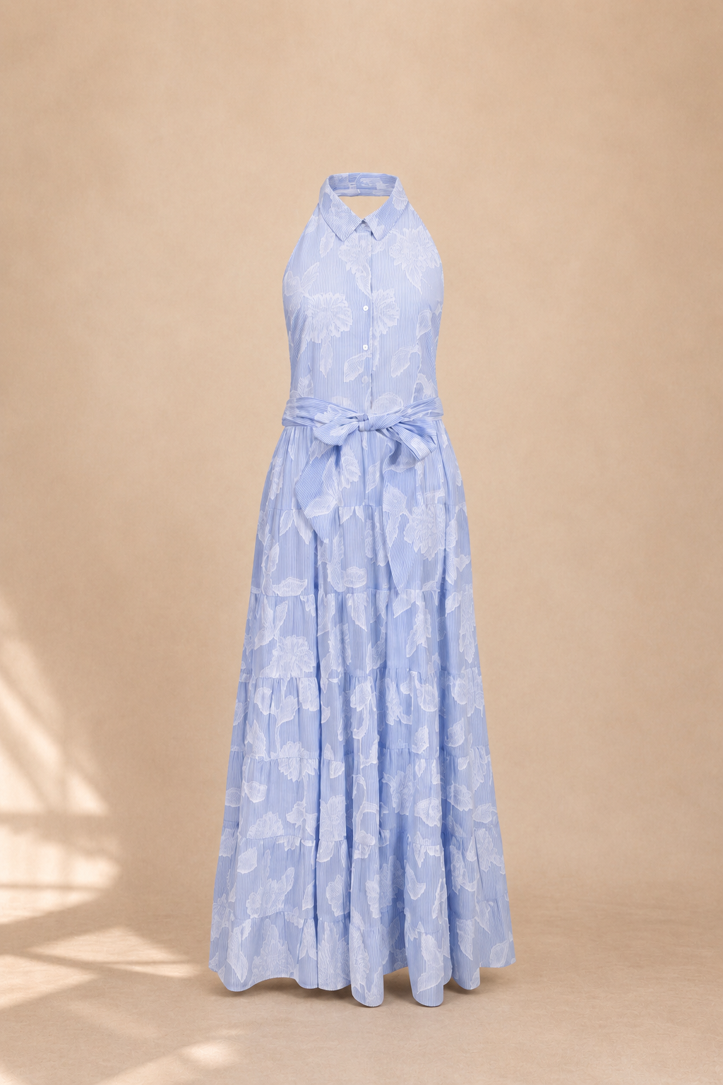 Robe longue LEAF Bleu