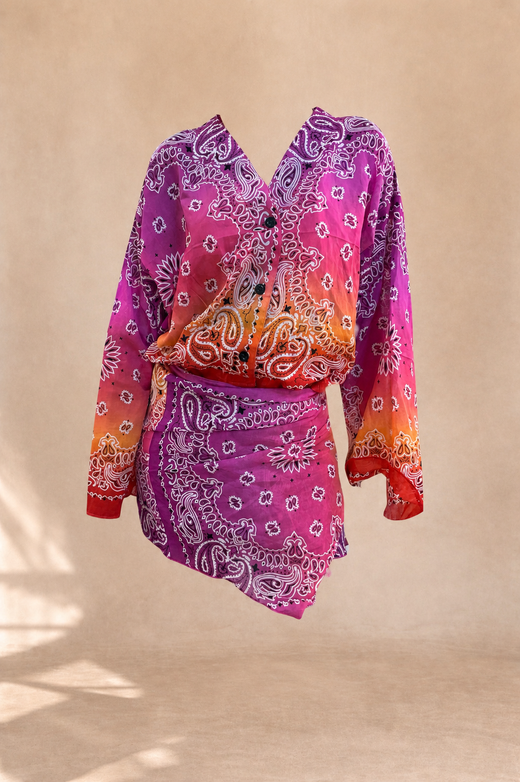 Robe Asymétrique Sunset