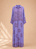 Robe Longue Om Purple