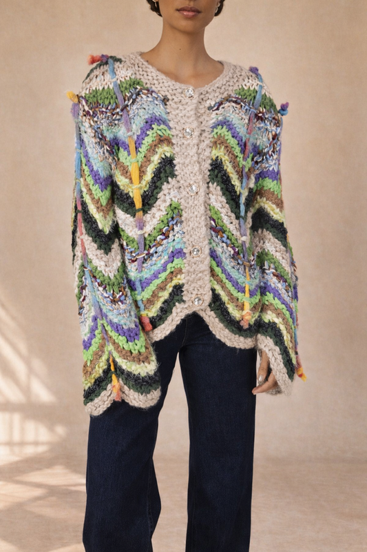 Cardigan Ziggy Fait Main