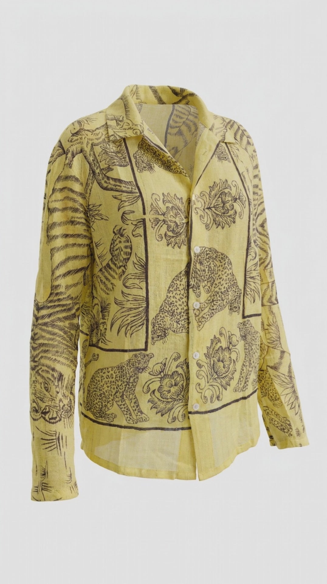 Chemise Tiger Sol Lurex Or
